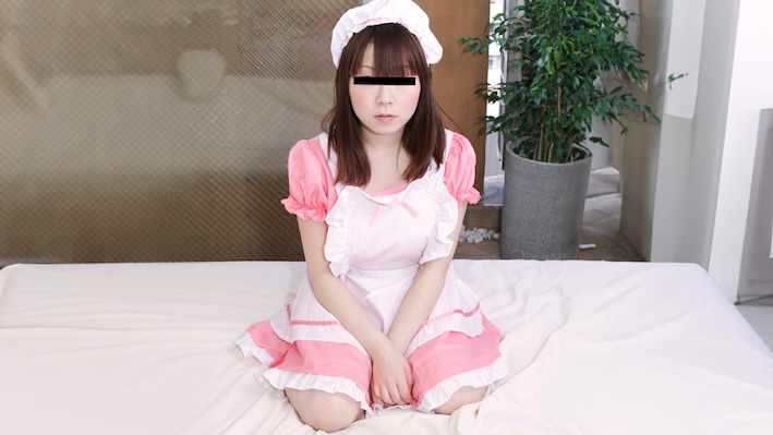 A baby face looking big-breasted girl who lets you take a sex video in maid costume Kayo Osanai